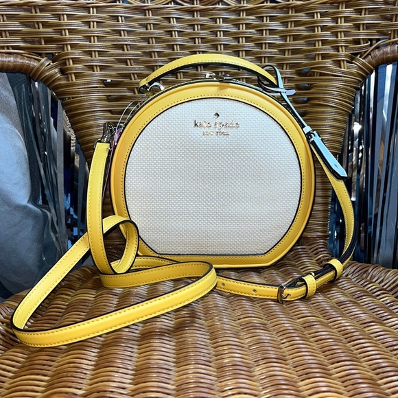 ♠️kate spade Traveler Canteen Canvas Crossbody Bag - Picture 6 of 14